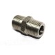 SS NPT Double Nipple Hex Adapter Male Heavy Stainless Steel 316